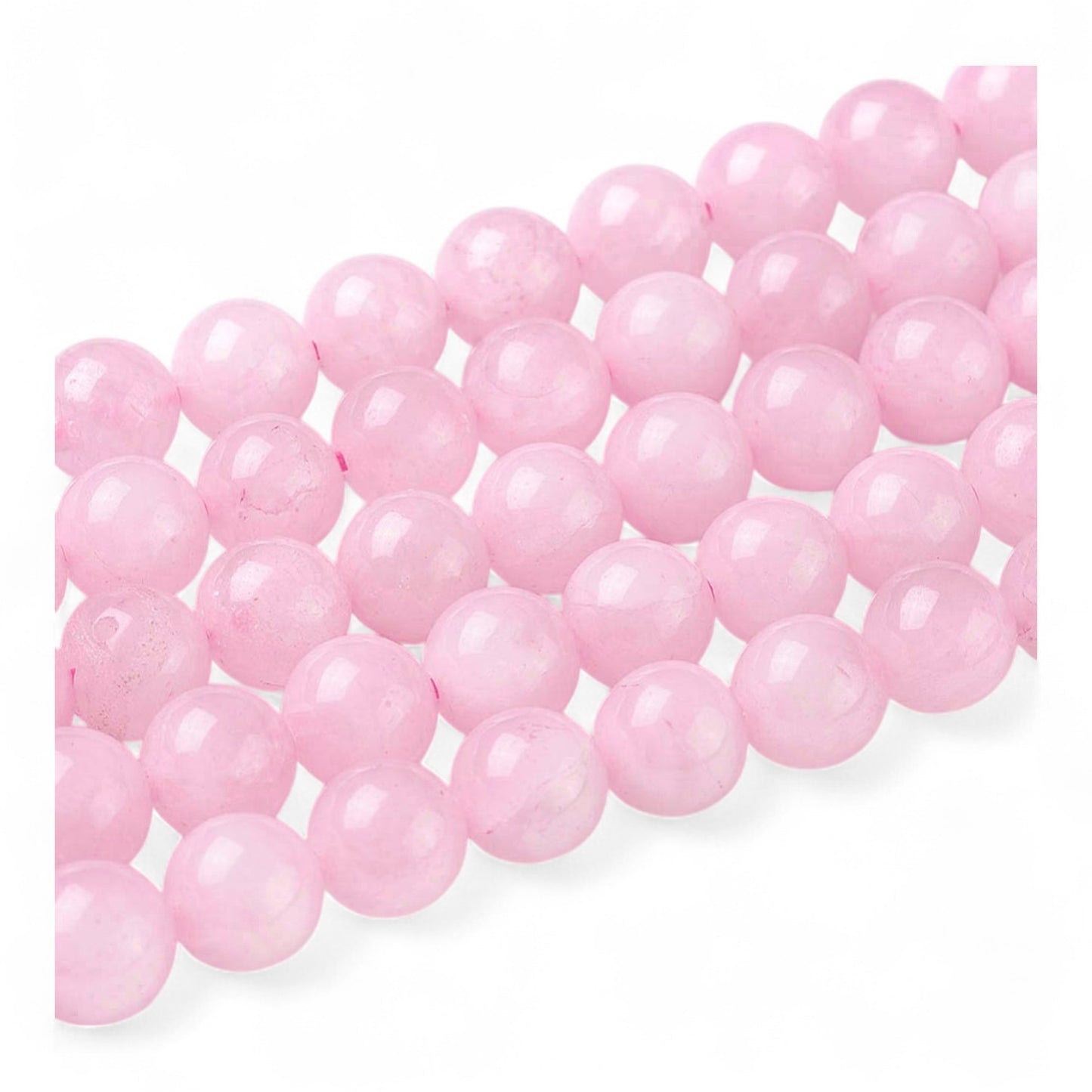 Perles Ronde en Quartz Rose Naturel – 4 mm