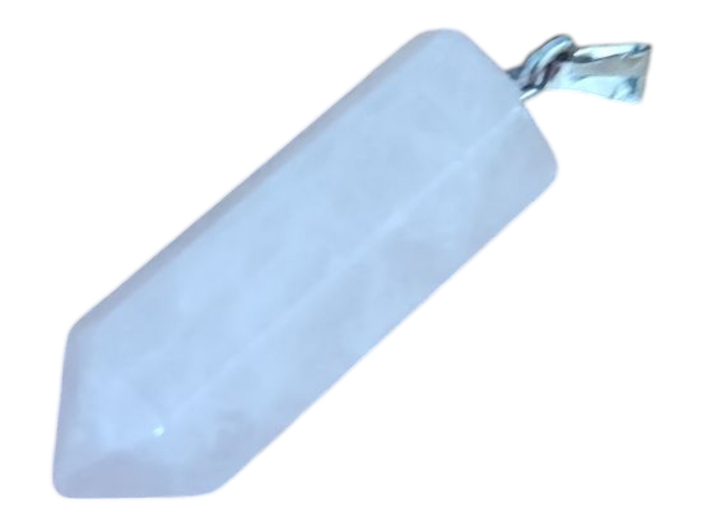 x1 Pendentif Ogive en Pierre Fine – 32x8 mm avec Bélière