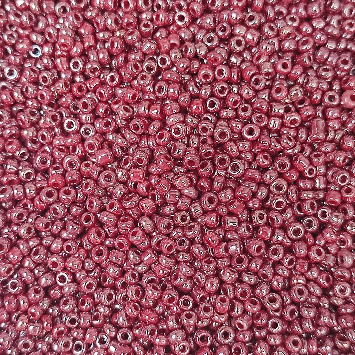 Perles de rocaille opaques brillantes – Verre 2mm - 25g