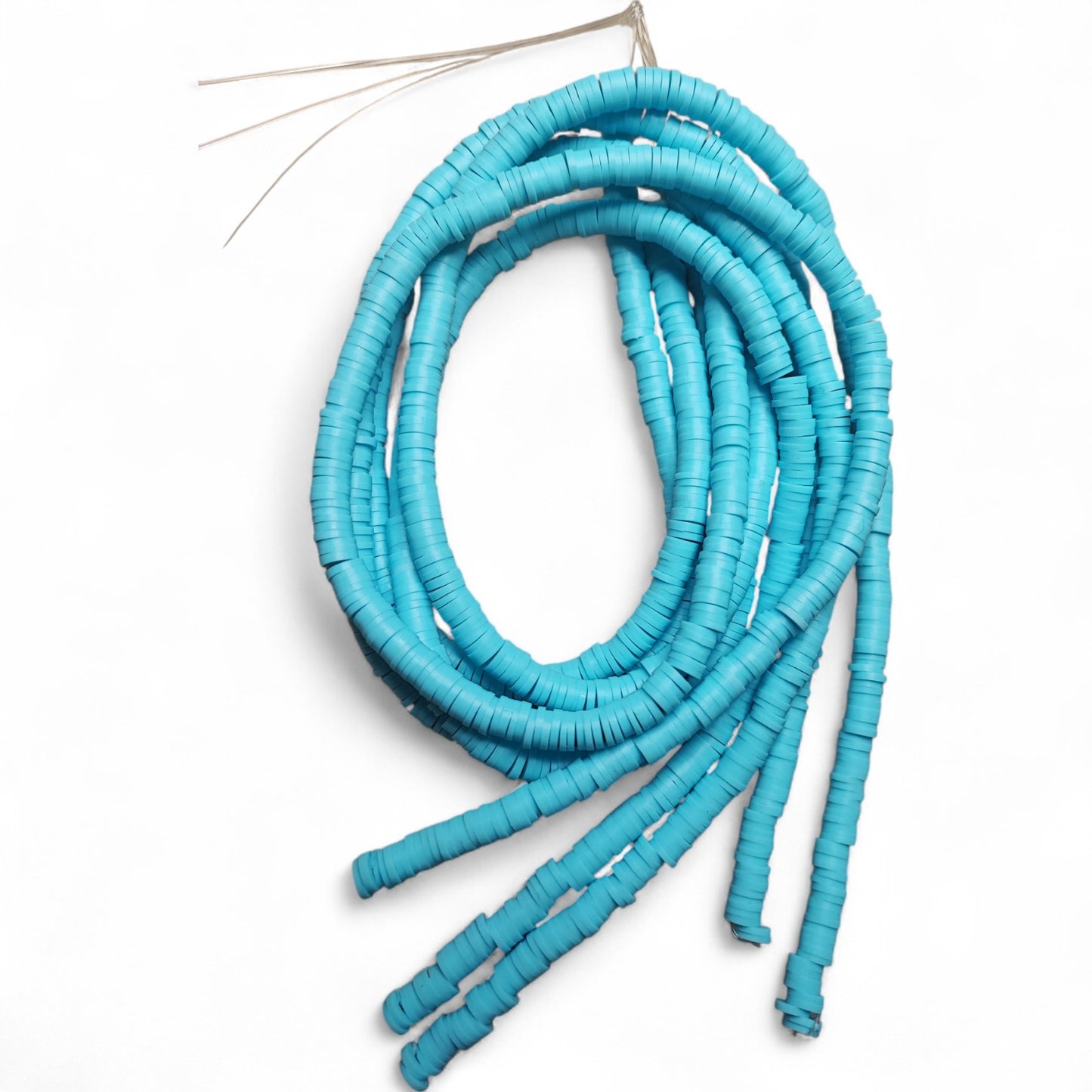 Fil de 340 à 350 Perles Heishi – Pâte Polymère – Ø6 mm – Multicolores