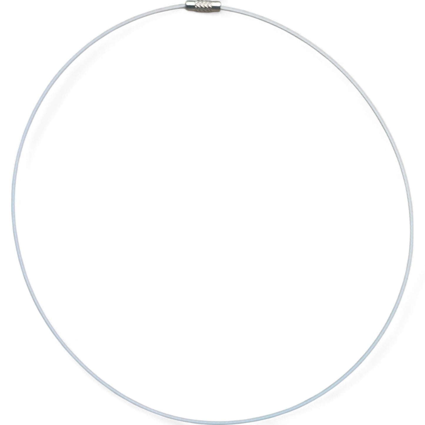 Collier Tour de Cou en Fil d’Acier Gainé – 43 à 45 cm
