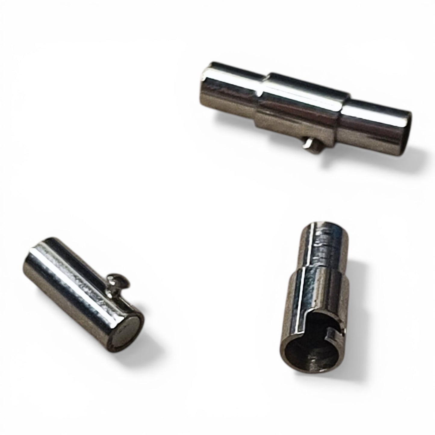 x1 Fermoir Magnétique Tubulaire à Verrouillage en Acier Inoxydable 304 – 18 mm