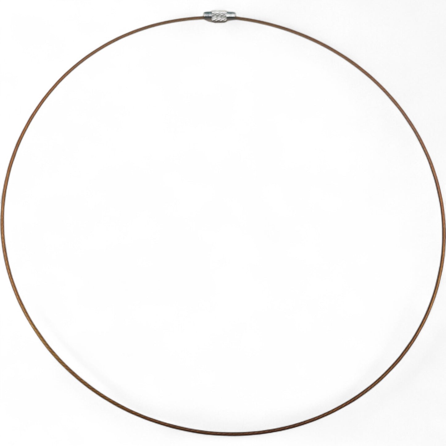 Collier Tour de Cou en Fil d’Acier Gainé – 43 à 45 cm