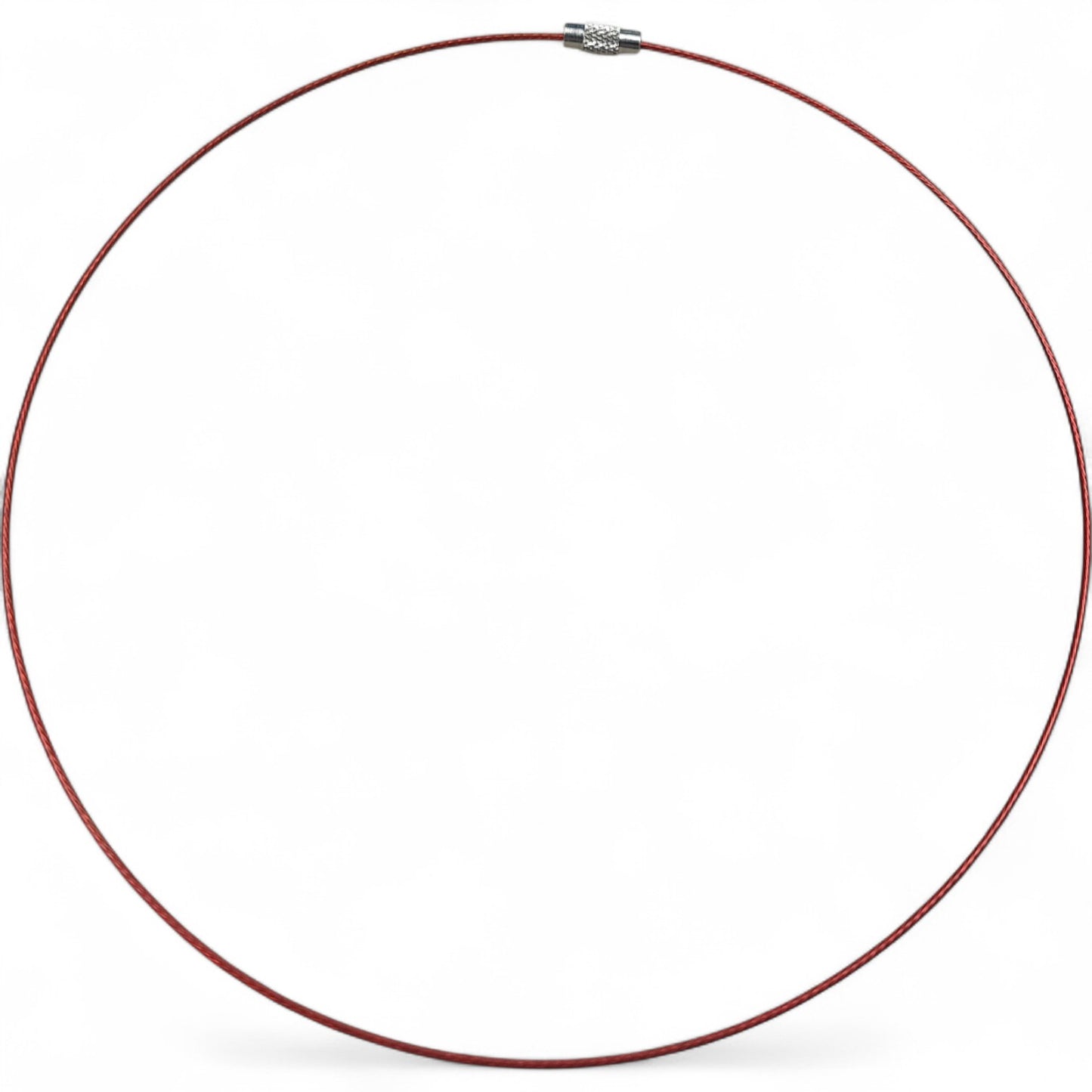 Collier Tour de Cou en Fil d’Acier Gainé – 43 à 45 cm