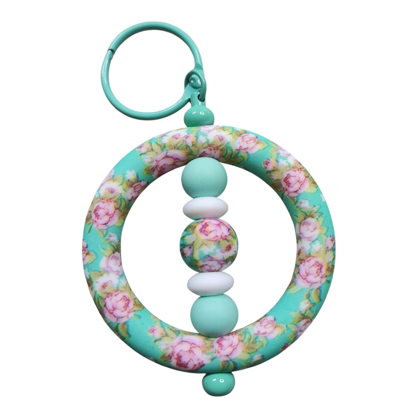 Kit Porte-Clés – Perles en silicone et tige colorée – Les Sharlyzettes