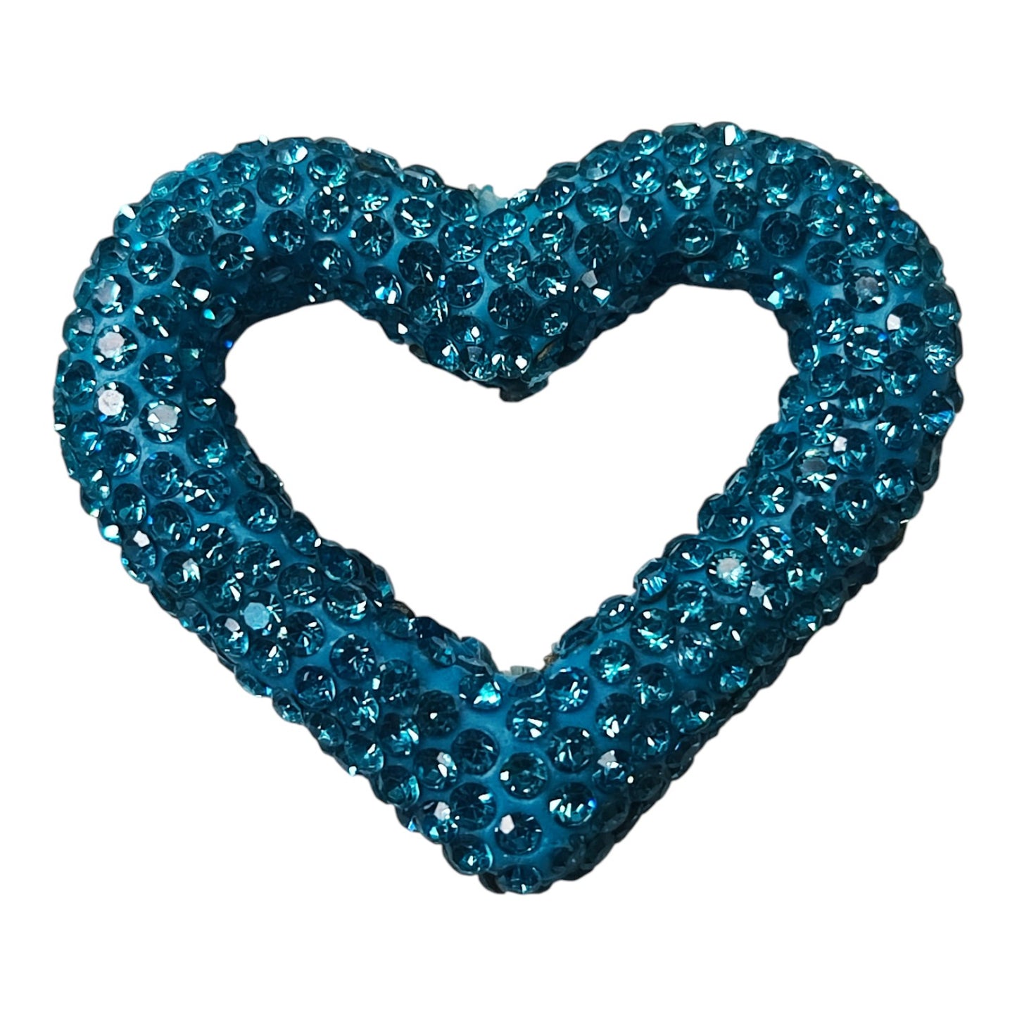 x1 Perle Cœur Strass en Pâte Polymère – Pour Stylos, Téléphone et Bijoux