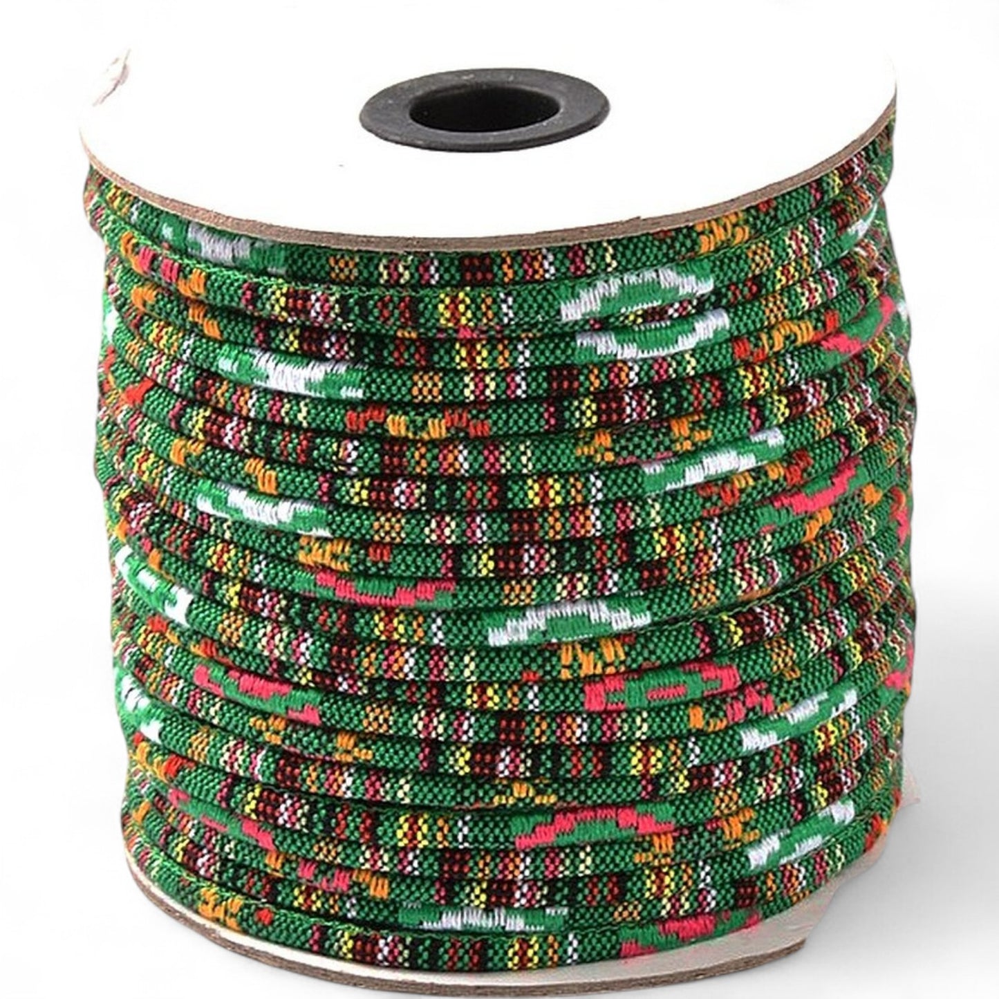 50cm de Cordon Tissu Ethnique – Couleurs au choix – Ø 4 mm