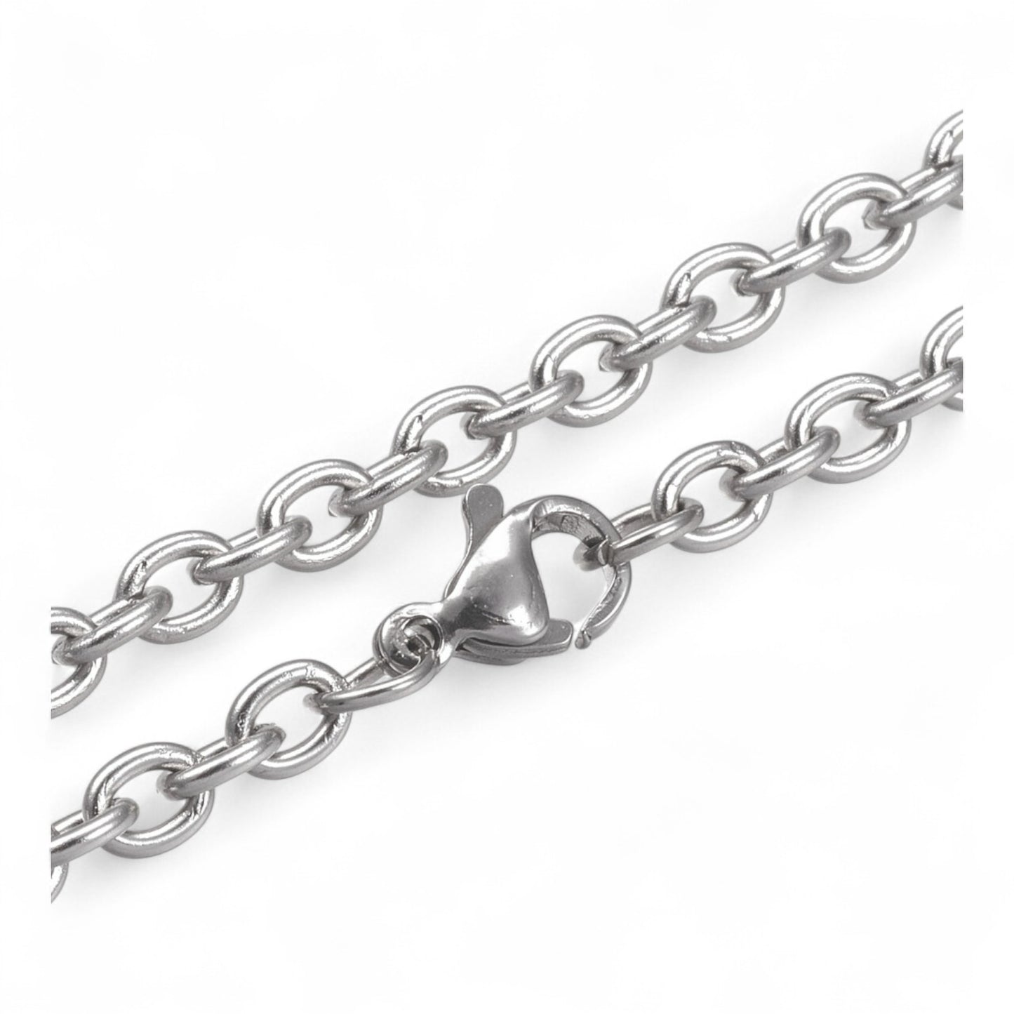 Collier en Acier Inoxydable 304 – Acier ou Doré – 45 cm