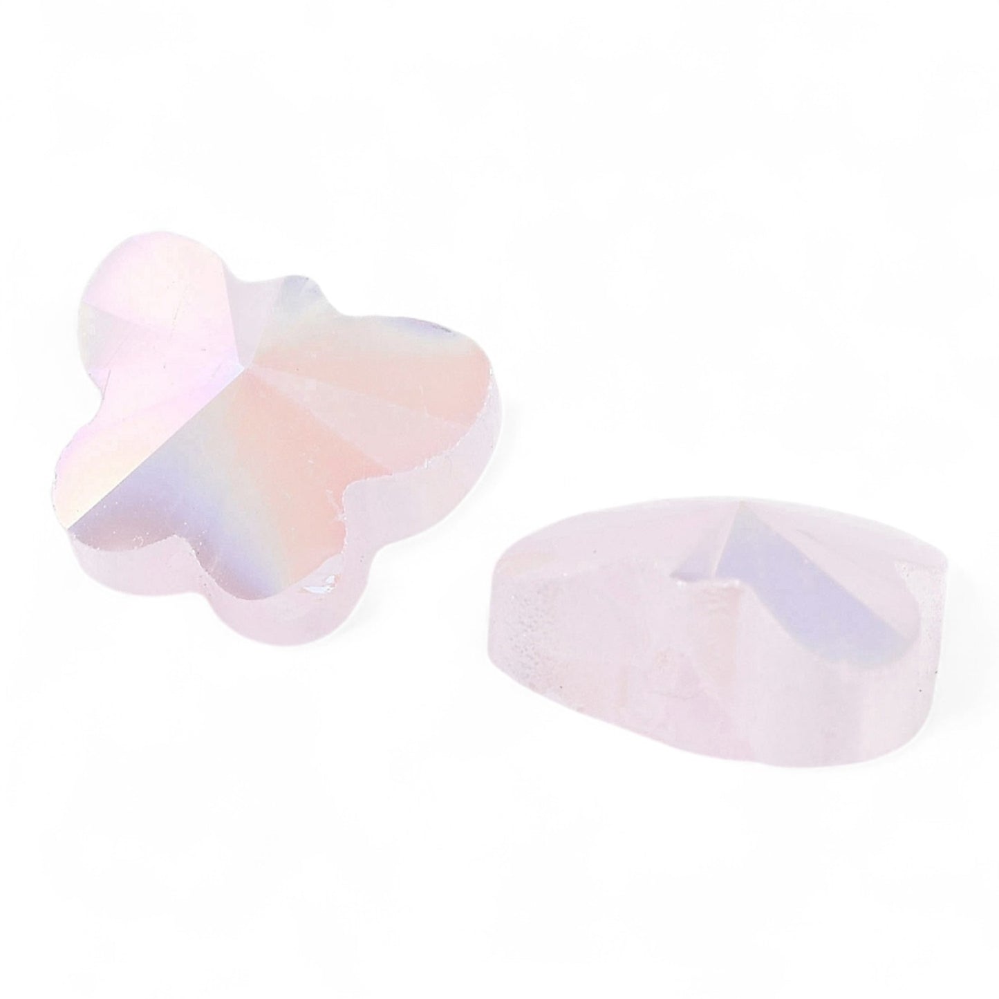 x10 Perles Papillons en Verre Électrolytique – AB
