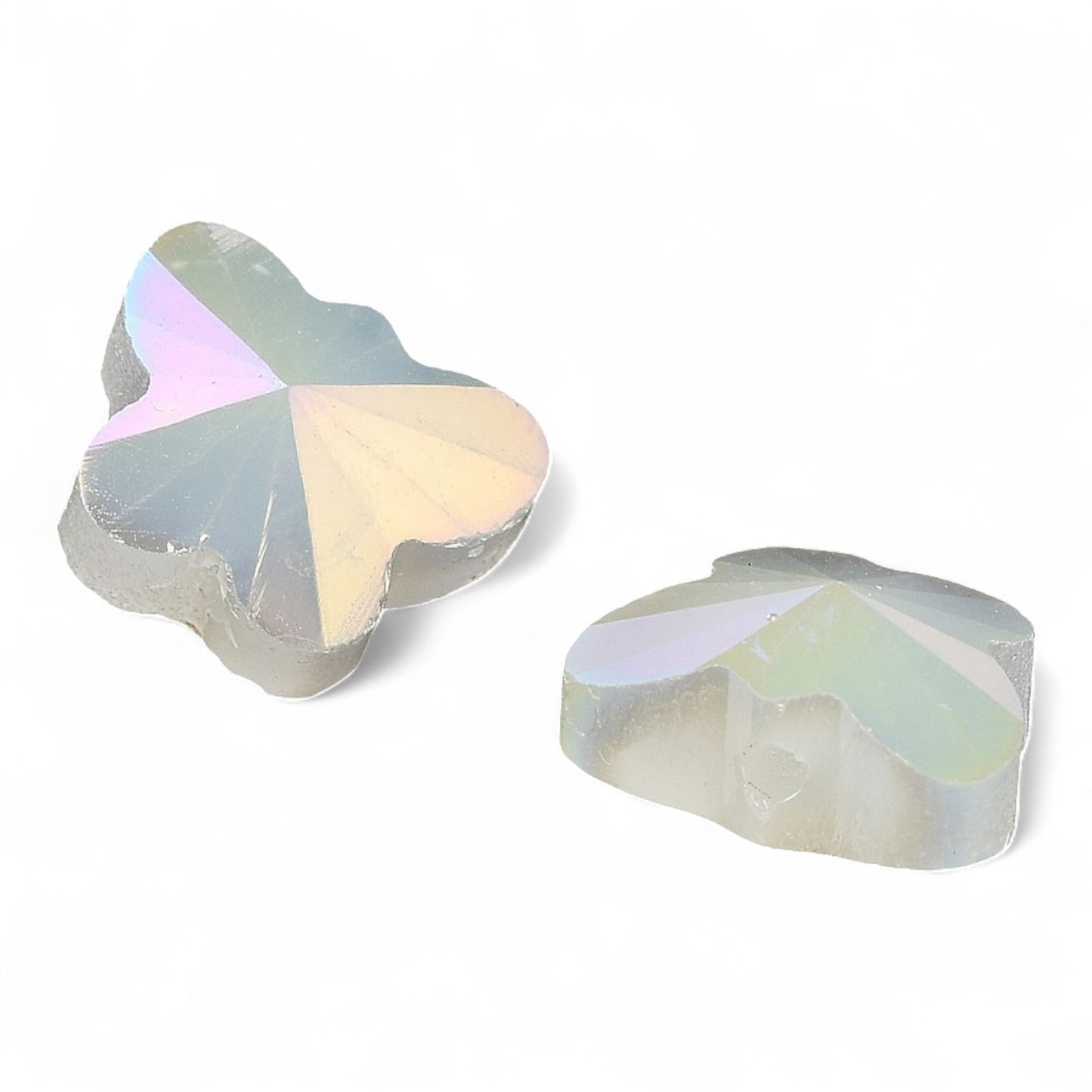 x10 Perles Papillons en Verre Électrolytique – AB