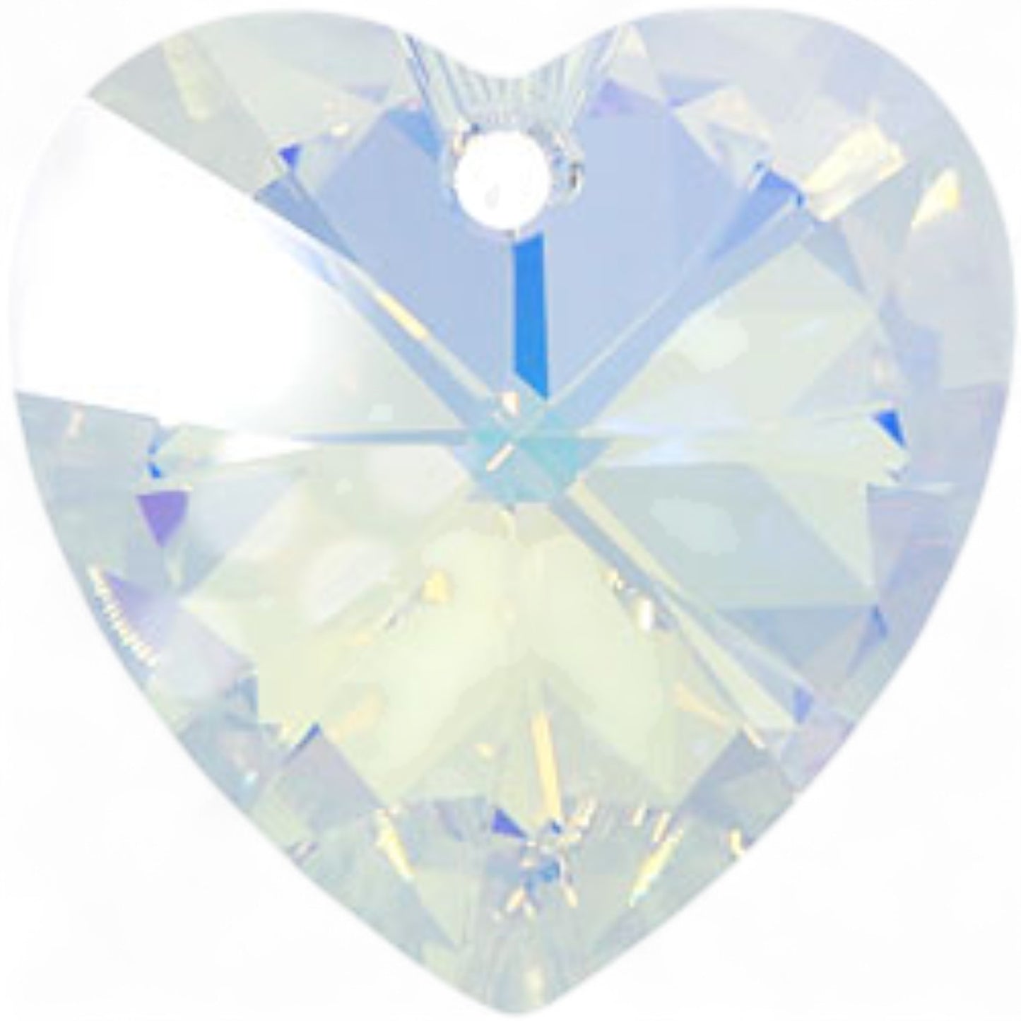 Pendentif Cœur Swarovski Elements – Couleurs au choix – 40 mm