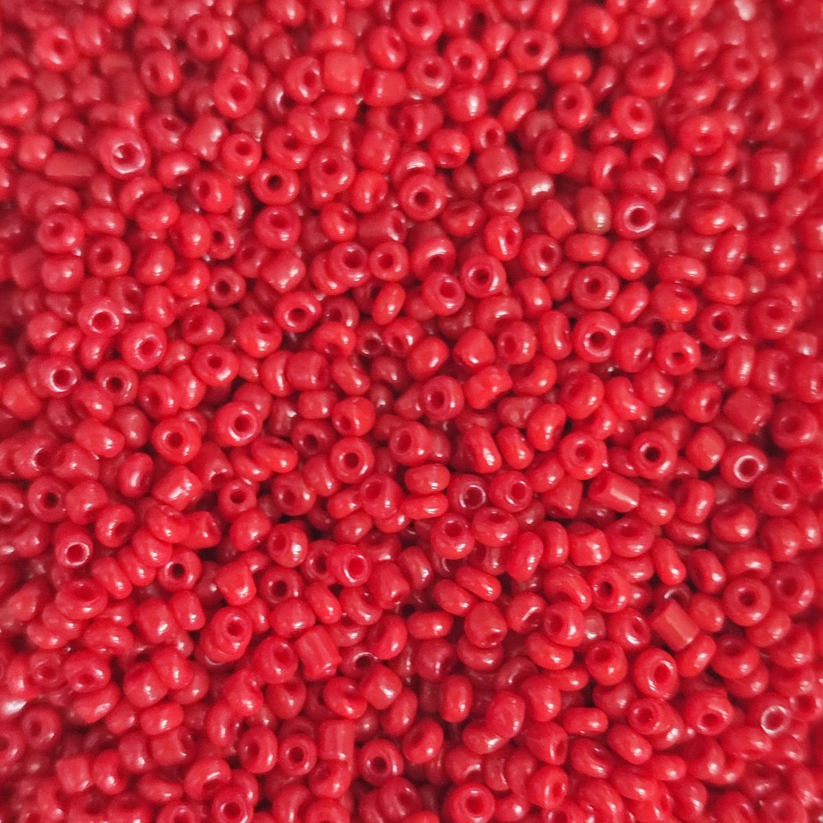 Perles de rocaille opaques brillantes – Verre 2mm - 25g