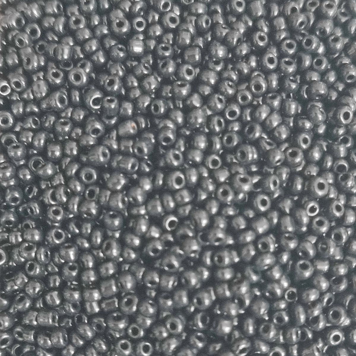 Perles de rocaille opaques brillantes – Verre 2mm - 25g