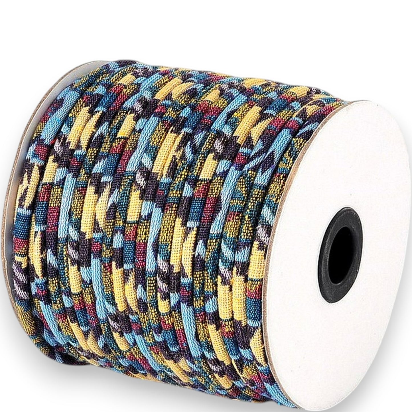 50cm de Cordon Tissu Ethnique – Couleurs au choix – Ø 4 mm