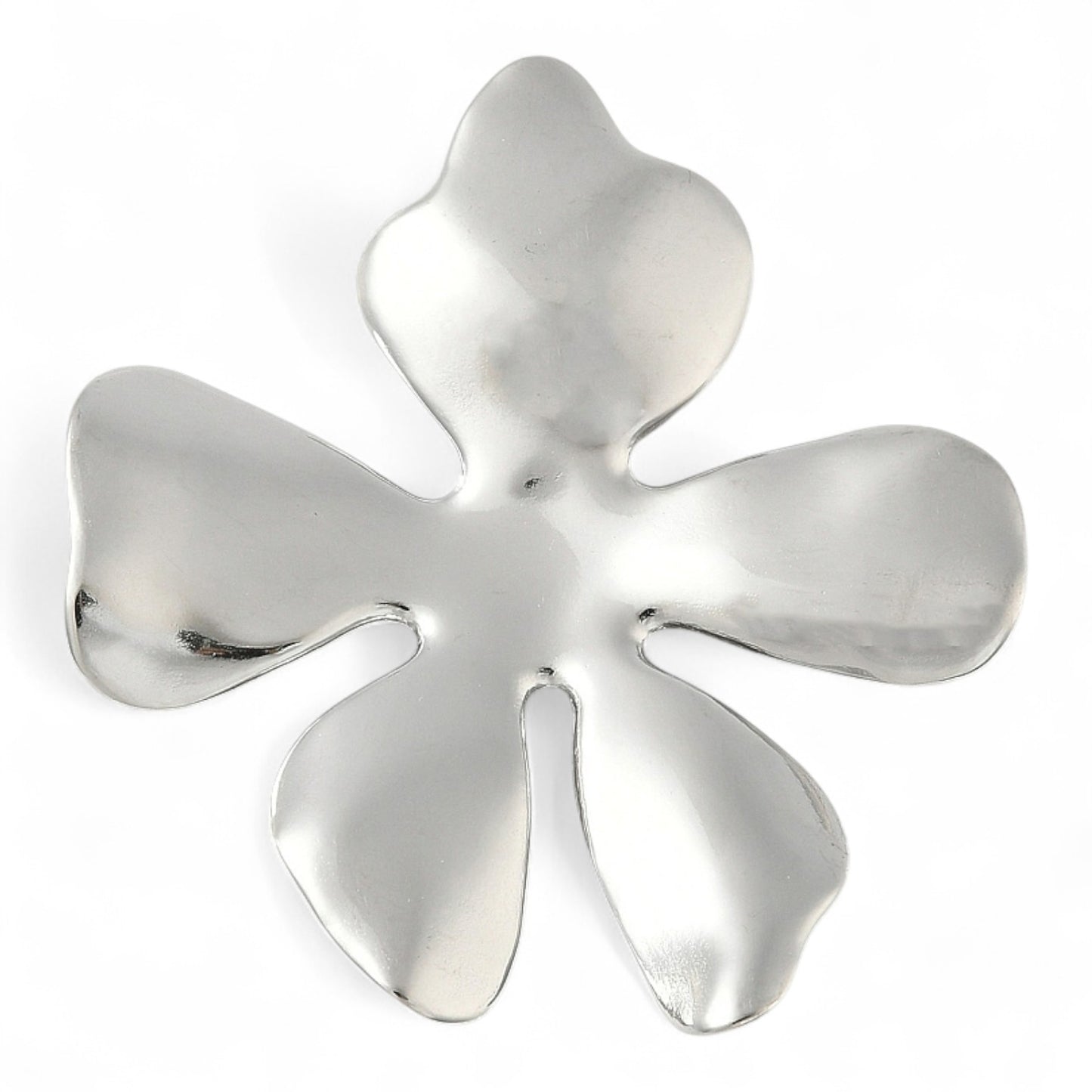 Pendentif Fleur en Acier Inoxydable 304 – 47 mm