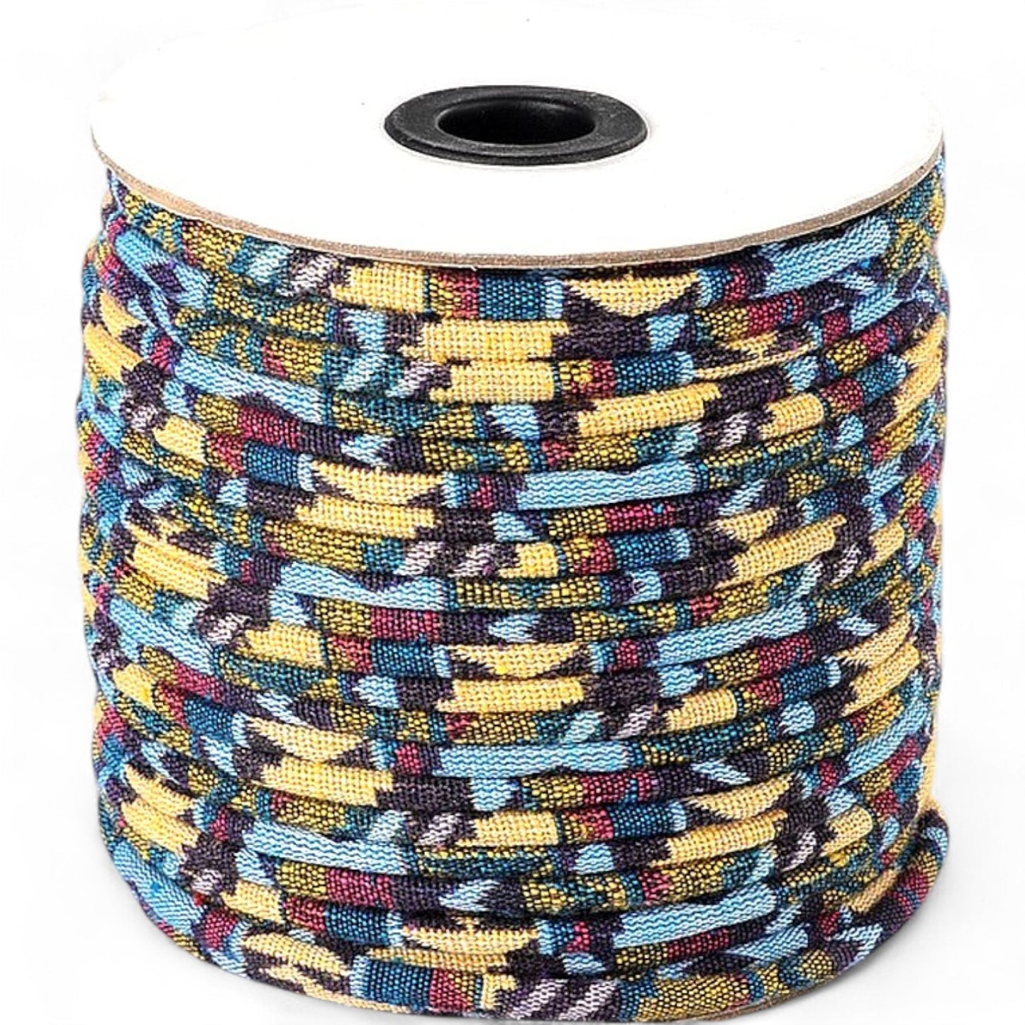 50cm de Cordon Tissu Ethnique – Couleurs au choix – Ø 4 mm