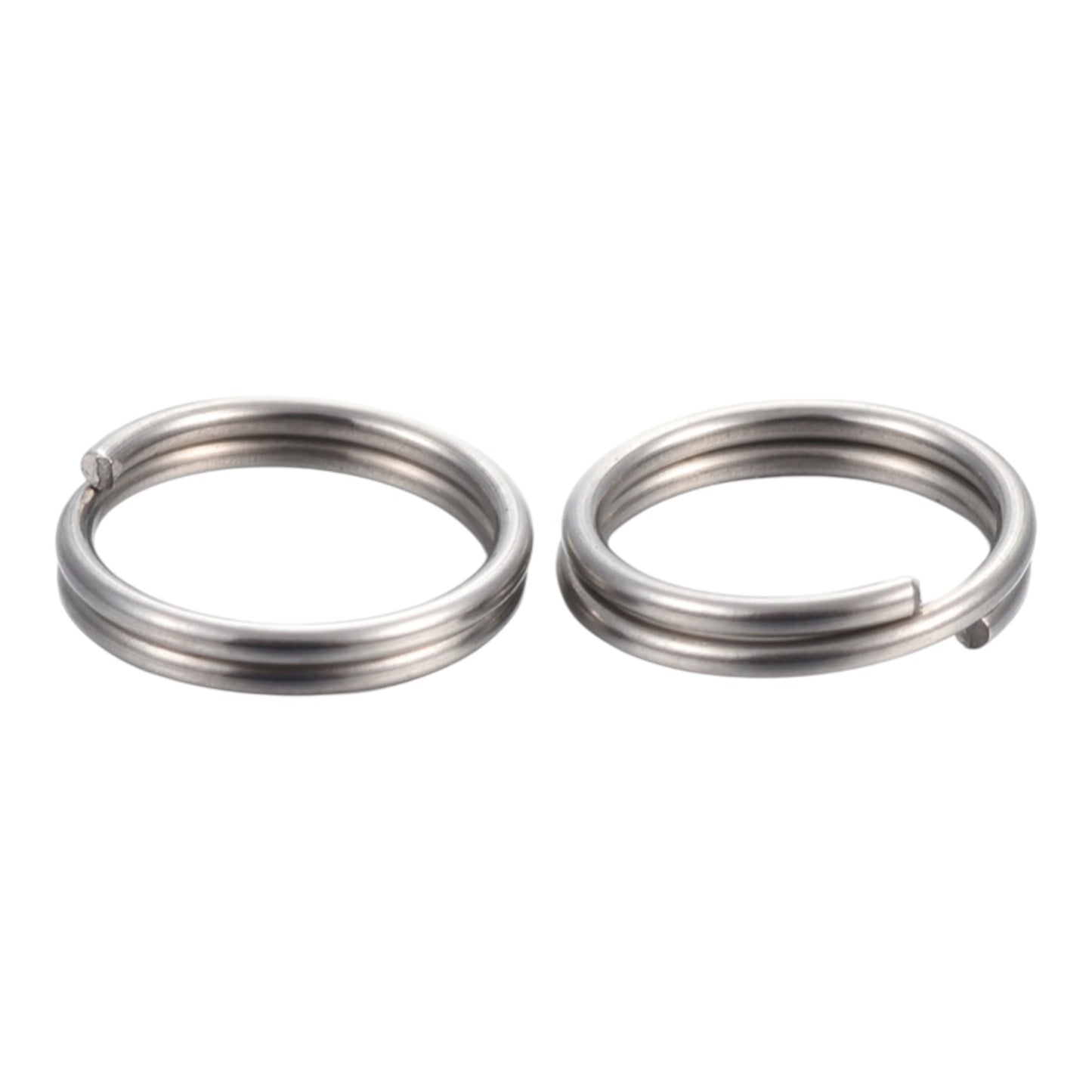 x20 Anneaux de Jonction Doubles en Acier Inoxydable 304 – 0.7 x 6 mm – Argentés ou Dorés
