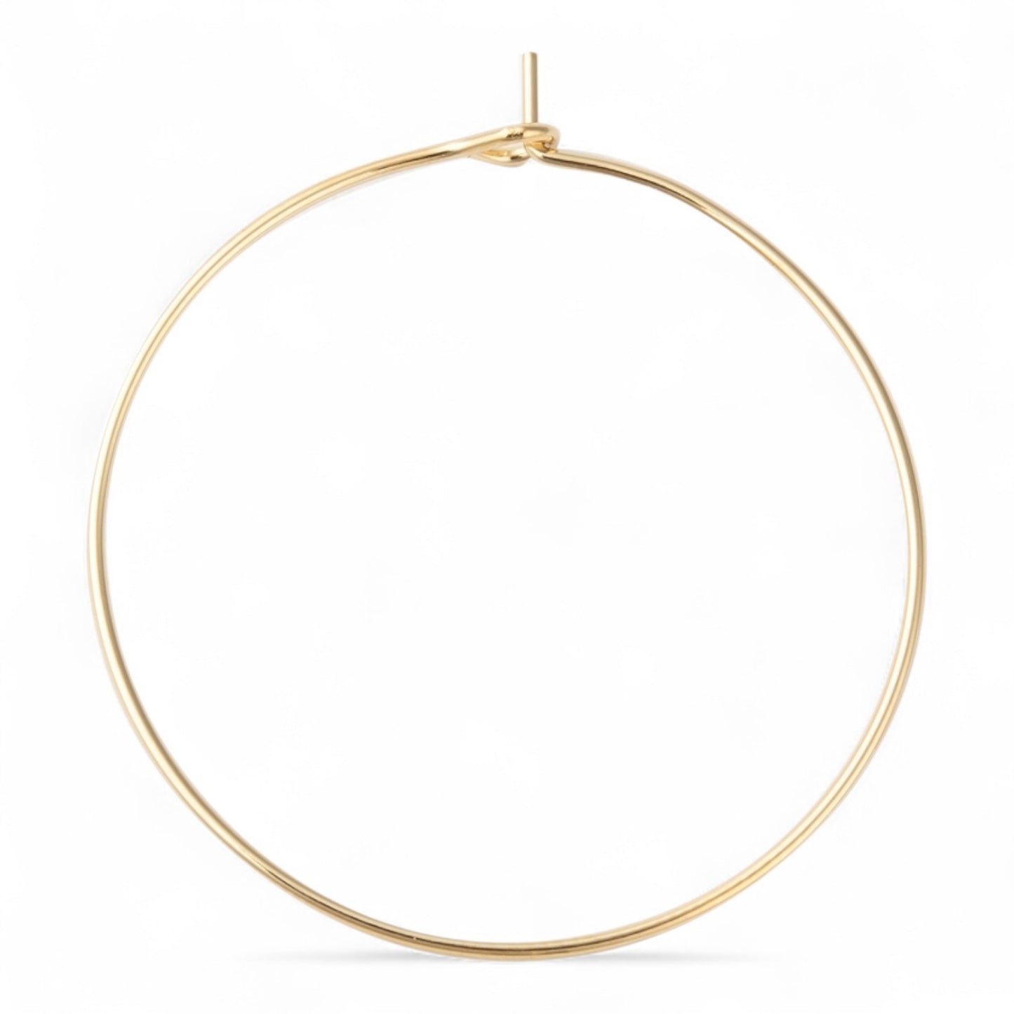 x1 paire Créoles en acier inoxydable 316L – Plaqué or 18K ou acier