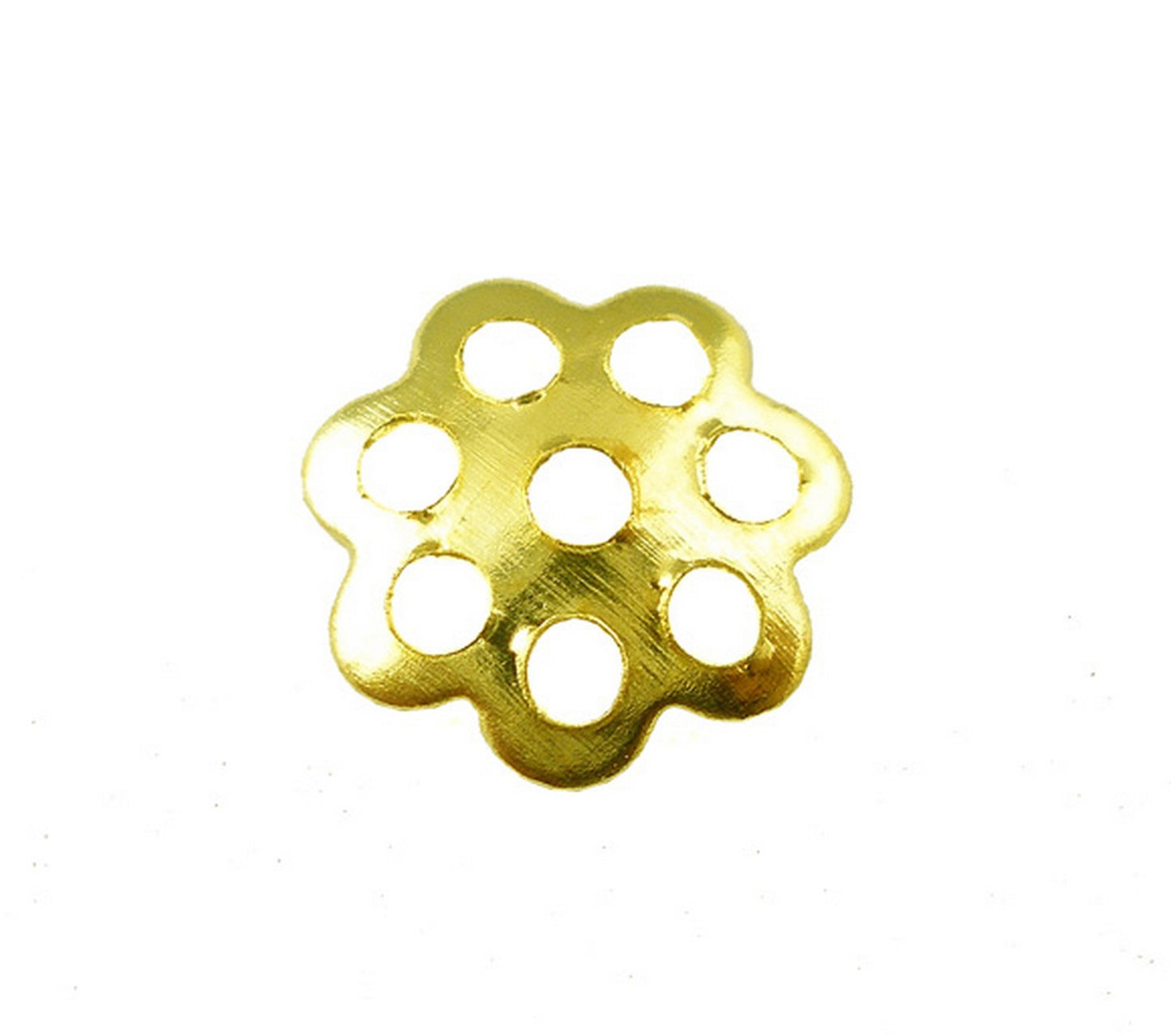 50 Coupelles Filigranées 6 mm - couleur au choix