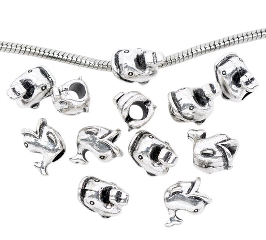 Perle Charm Européen Baleine – Gros Trou 4,5 mm