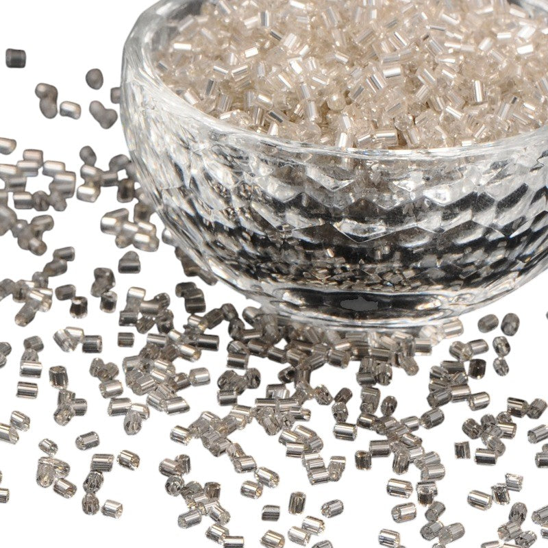 Perles de rocaille "cut" en verre – Taille 11/0 (~2,2mm) -25g