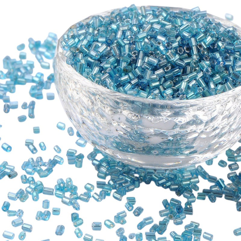 Perles de rocaille "cut" en verre – Taille 11/0 (~2,2mm) -25g