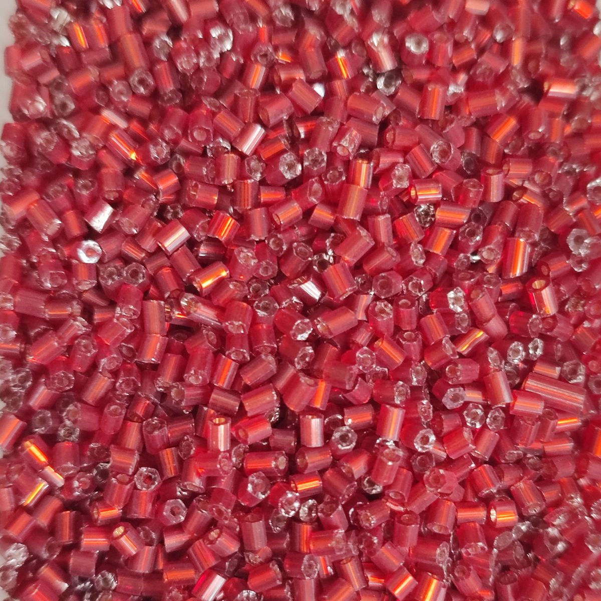 Perles de rocaille "cut" en verre – Taille 11/0 (~2,2mm) -25g