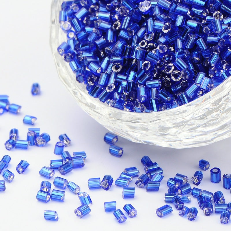 Perles de rocaille "cut" en verre – Taille 11/0 (~2,2mm) -25g