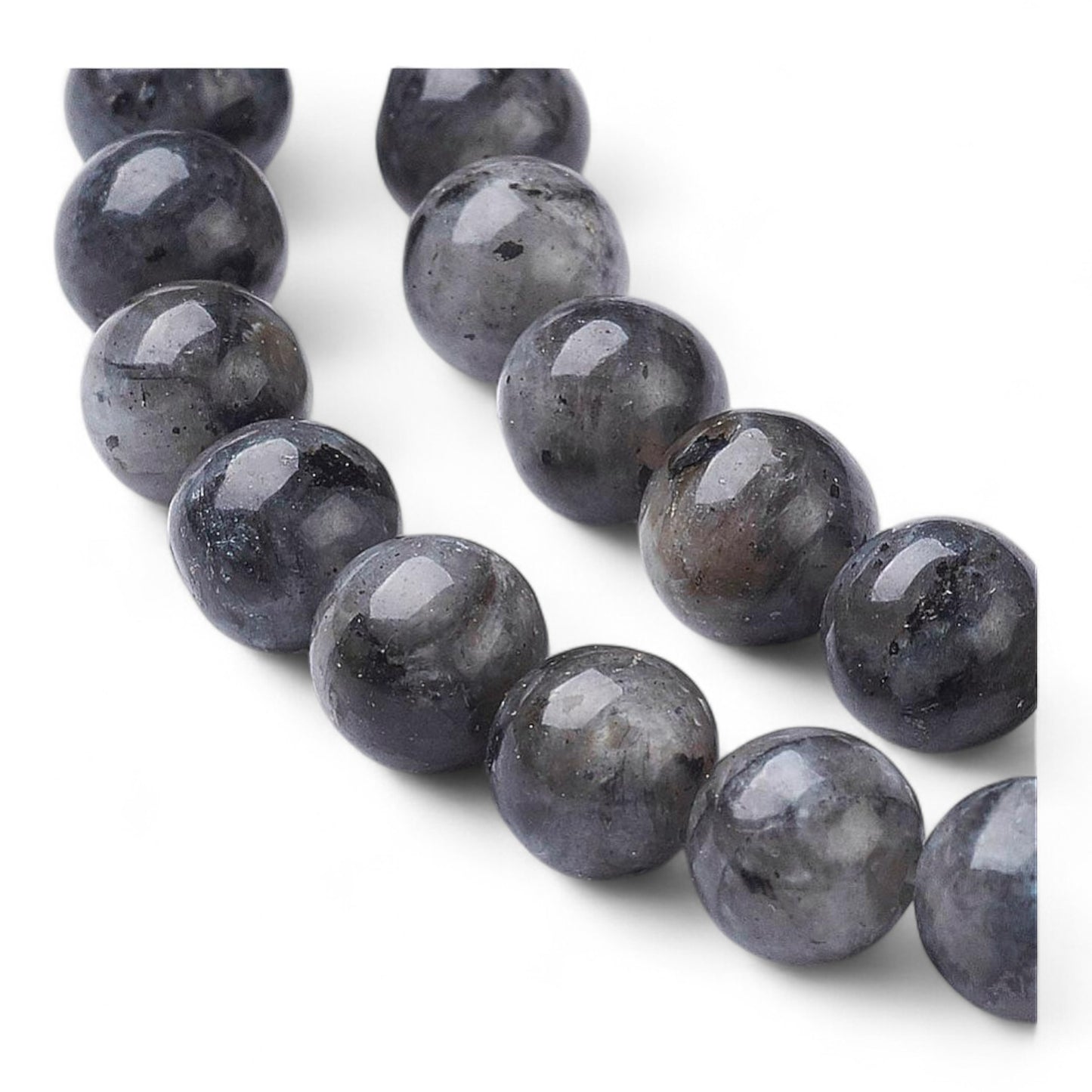 x5 ou 10 Perles en Labradorite Norvégienne – 6 mm et 8 mm