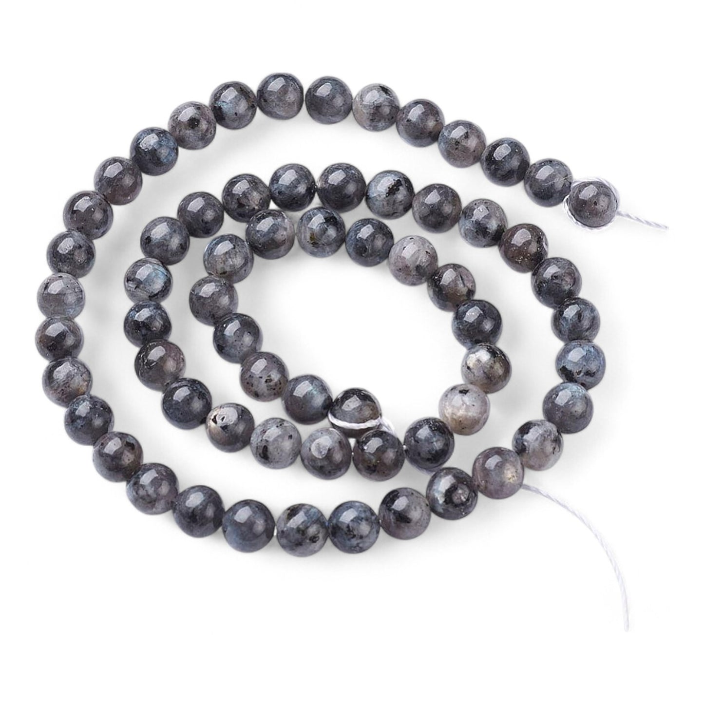 x5 ou 10 Perles en Labradorite Norvégienne – 6 mm et 8 mm