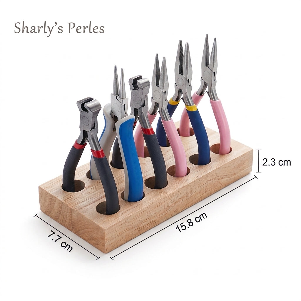 Planche de rangement pour organisateur de pinces à bijoux