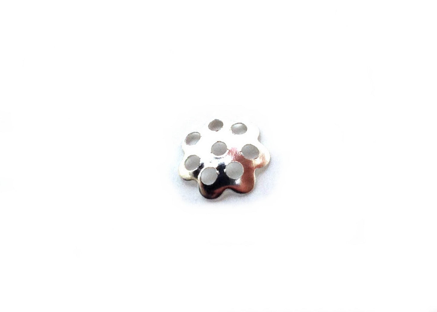 50 Coupelles Filigranées 6 mm - couleur au choix