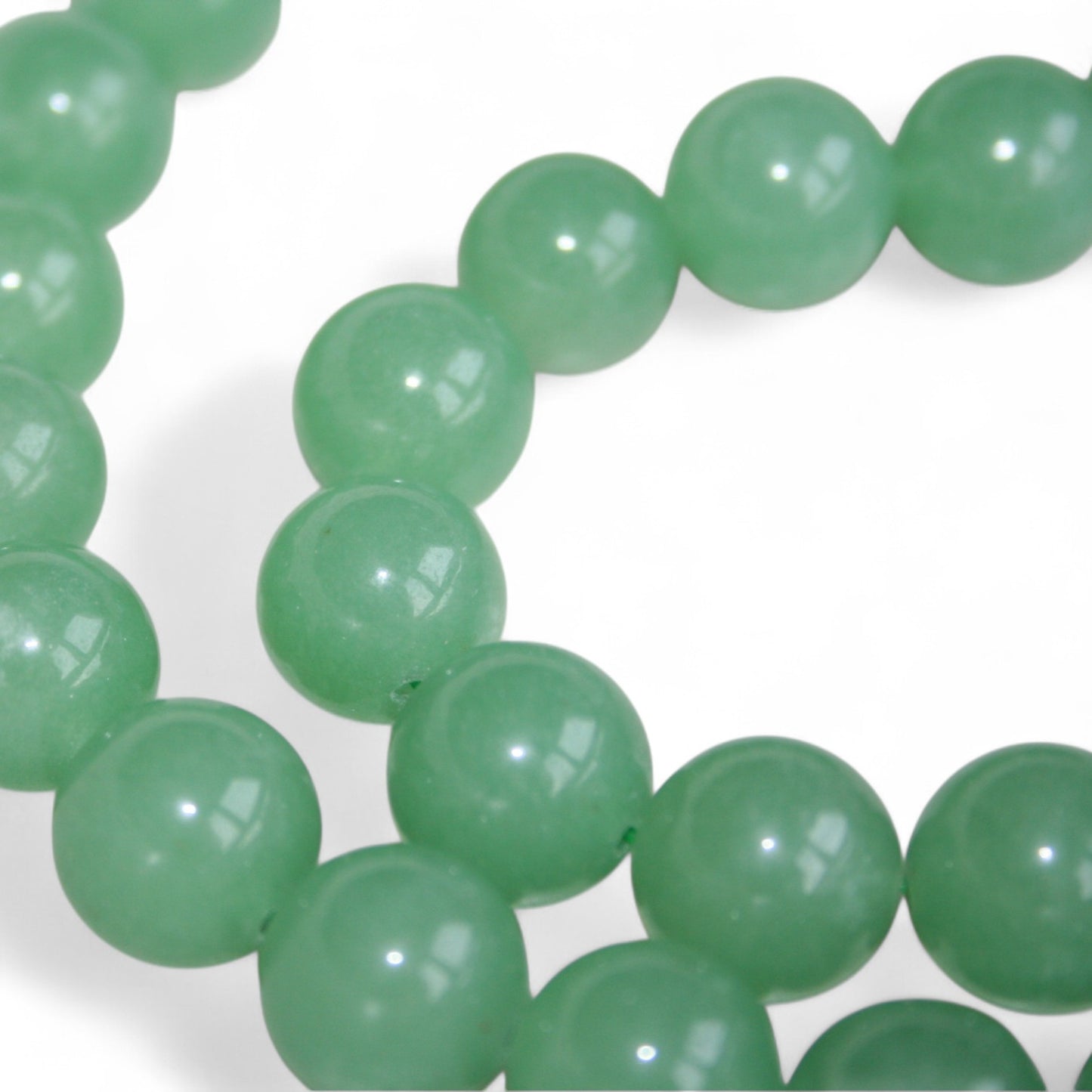 Perles en Aventurine Naturelle – Tailles au choix