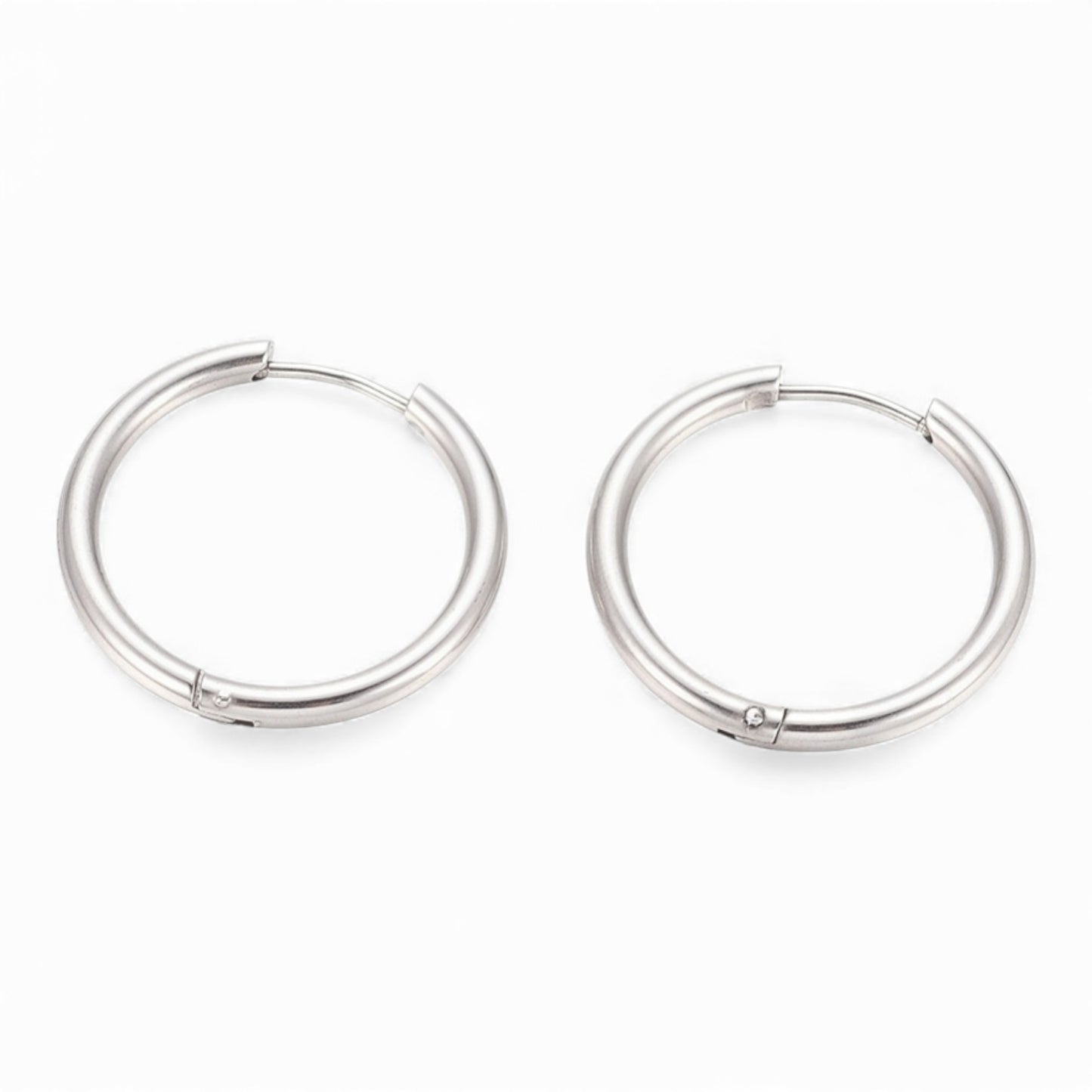 1 paire Boucles d’Oreilles Créoles Acier Inoxydable 304 et 316 – 16, 23 ou 25 mm