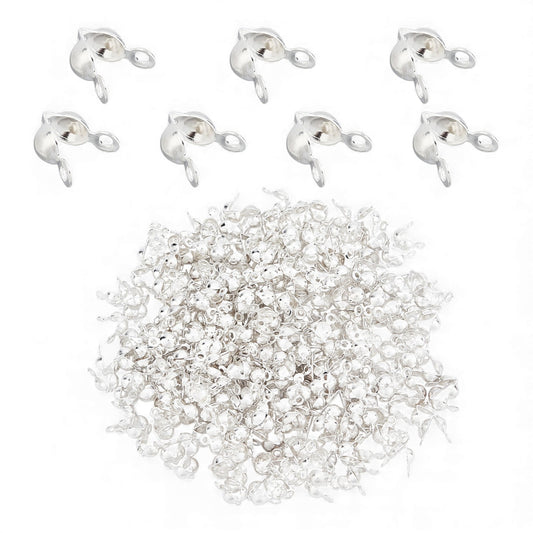 x10 – Cache-nœuds / Cache perles à écraser en Acier Inoxydable 304