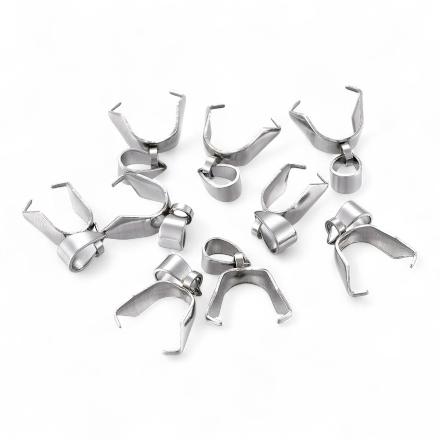 x2 Bélières en Acier Inoxydable 304 – 13 mm