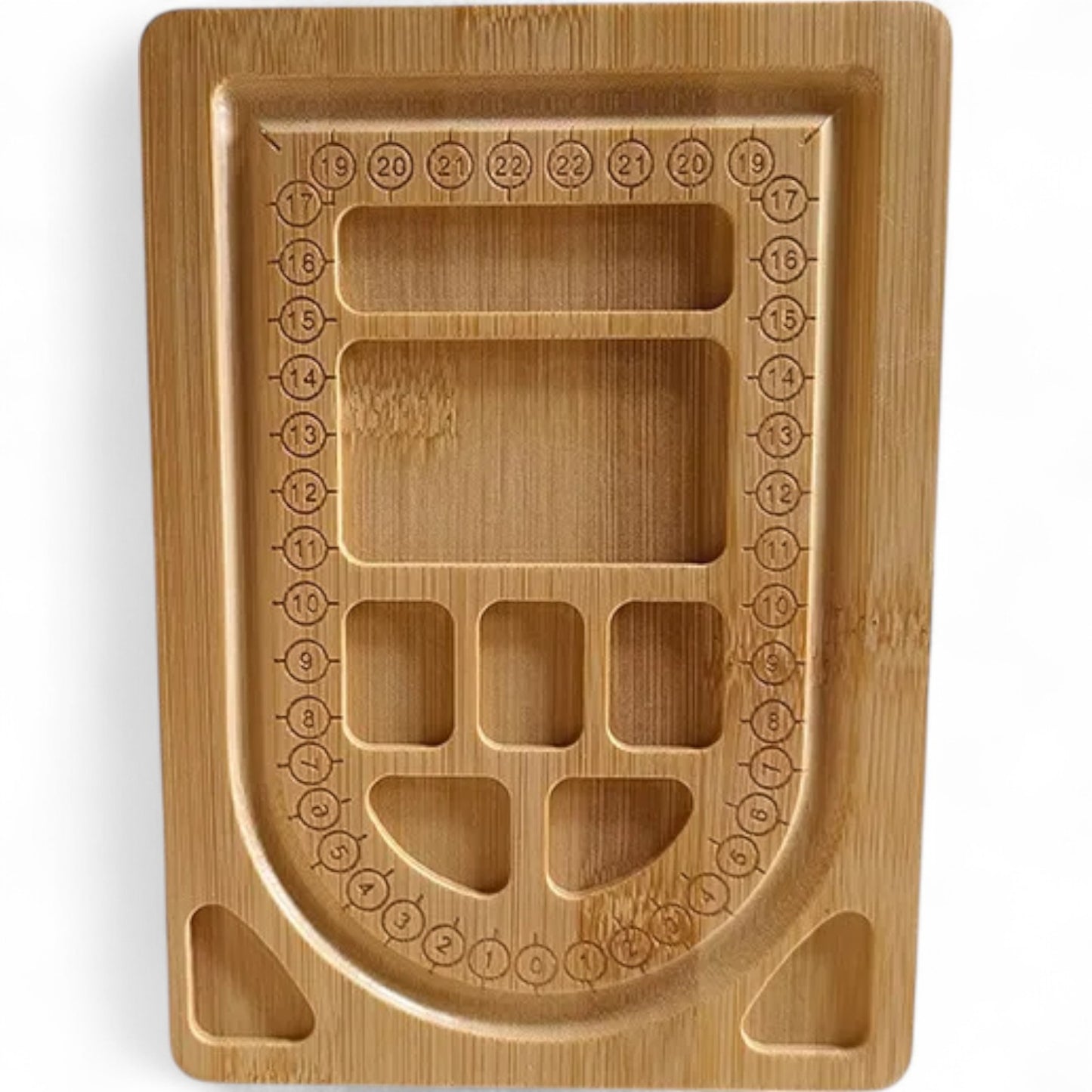 Plateau de Confection en Bois Massif Brut – 14 x 19 cm