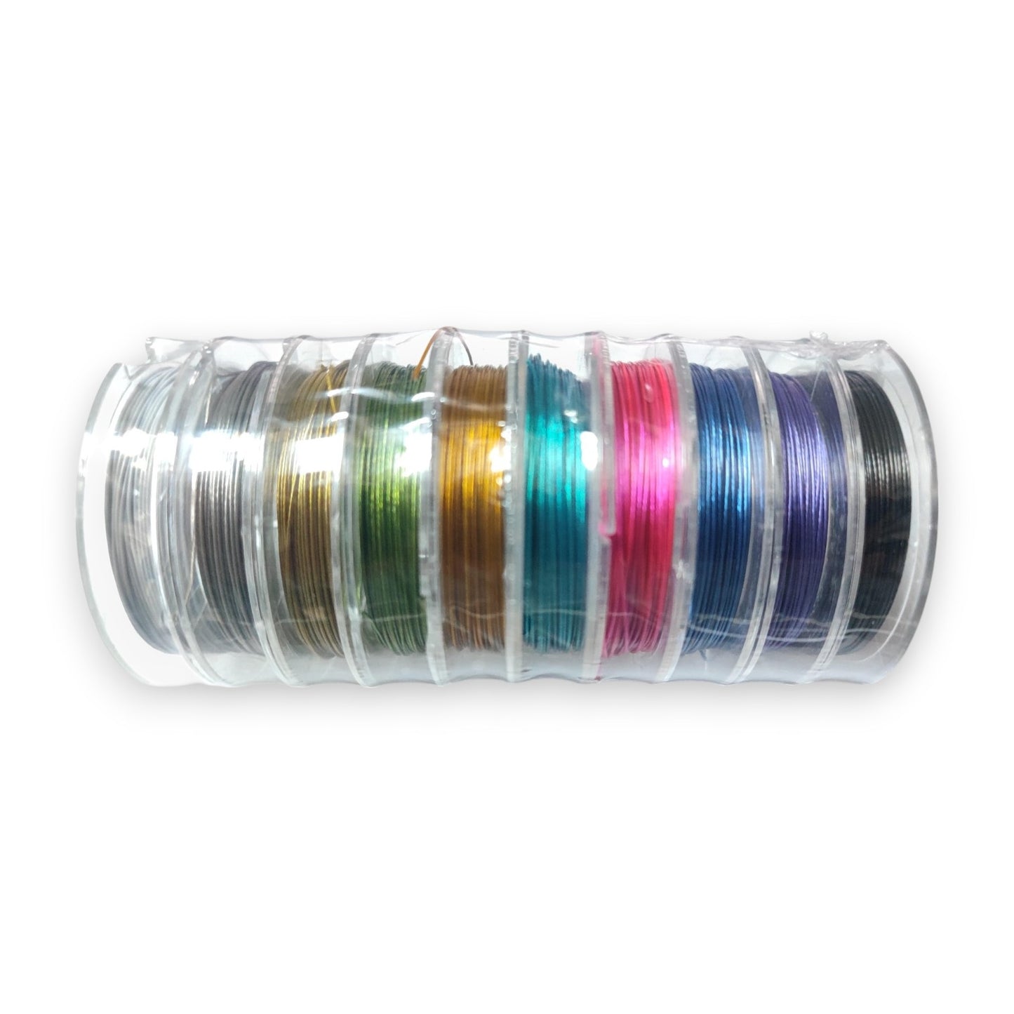 Fil Cablé Acier Gainé – 10 m – Ø 0,45 mm – Couleurs au choix