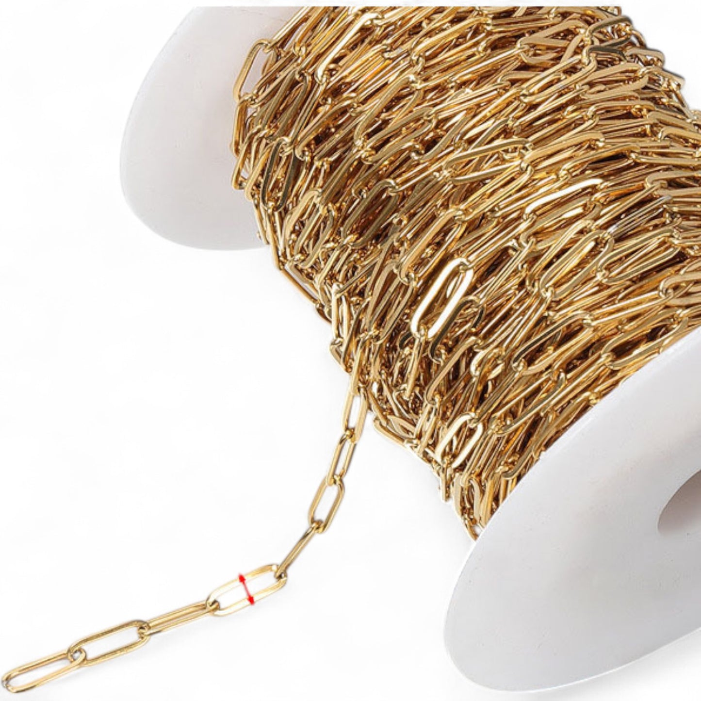 Chaîne Maille Trombone – Acier Inoxydable 304 – 1 mètre