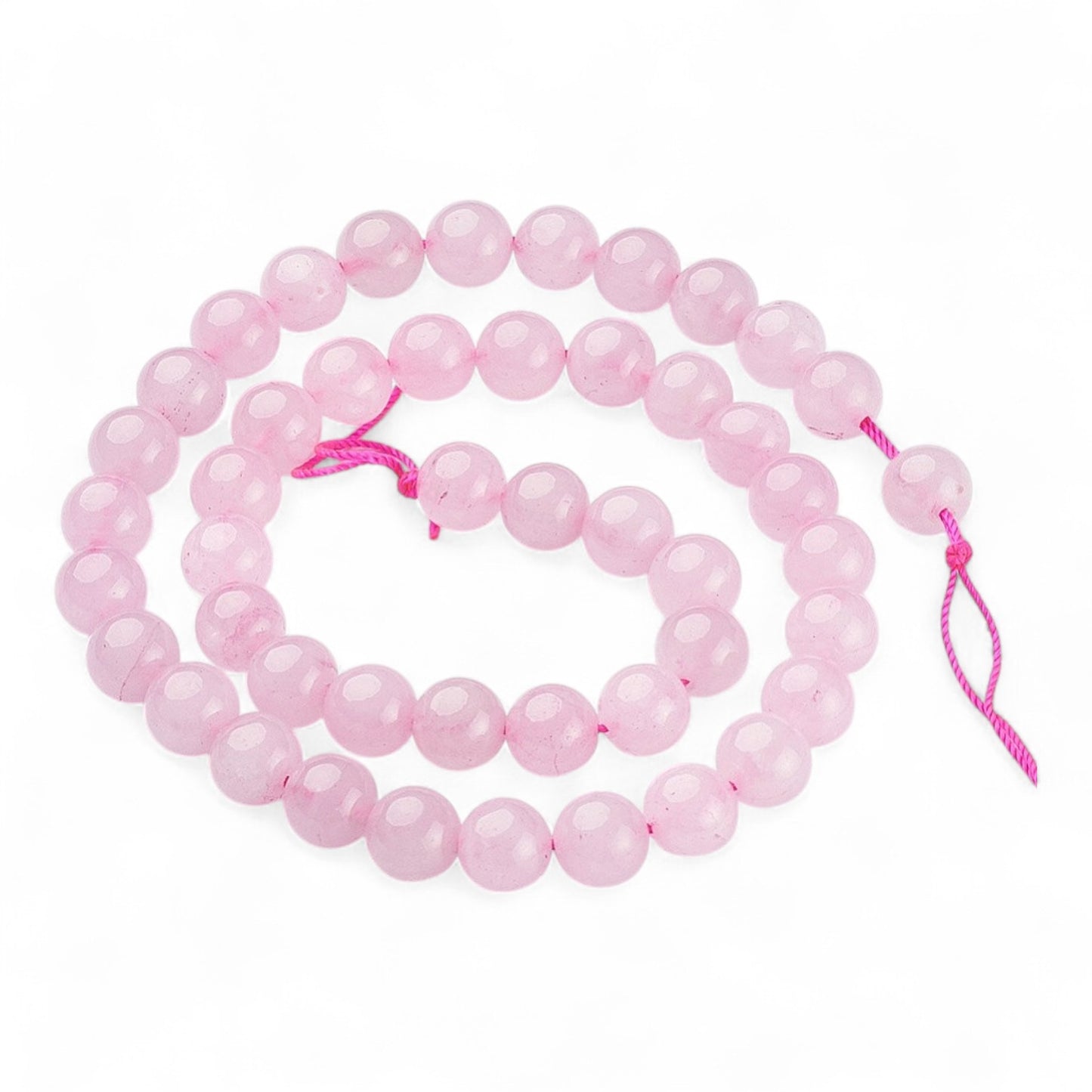 Perles Ronde en Quartz Rose Naturel – 4 mm