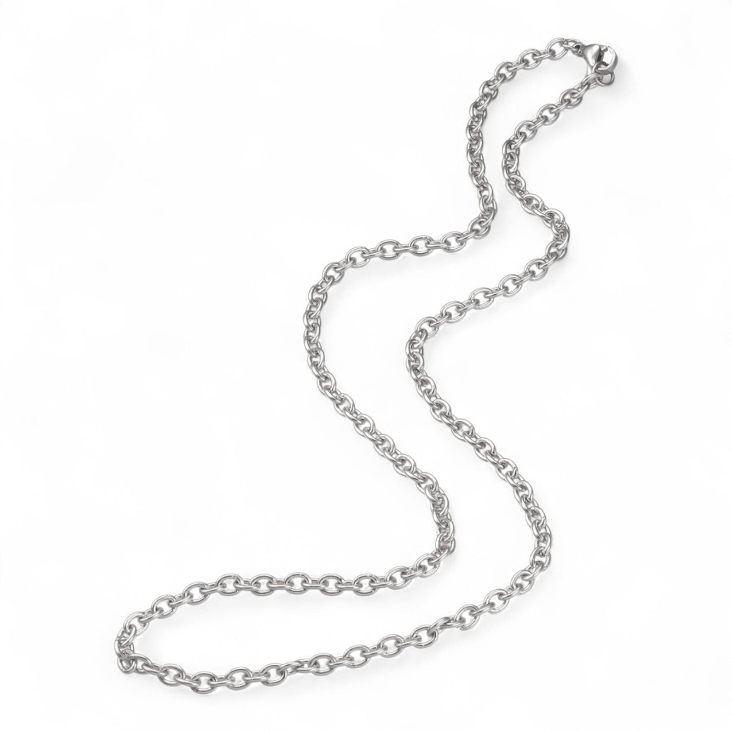 Collier en Acier Inoxydable 304 – Acier ou Doré – 45 cm