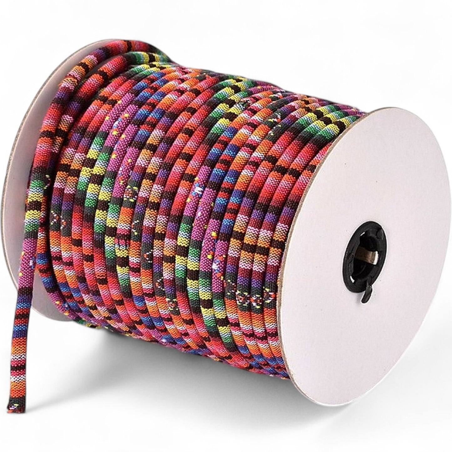 50cm de Cordon Tissu Ethnique – Couleurs au choix – Ø 4 mm