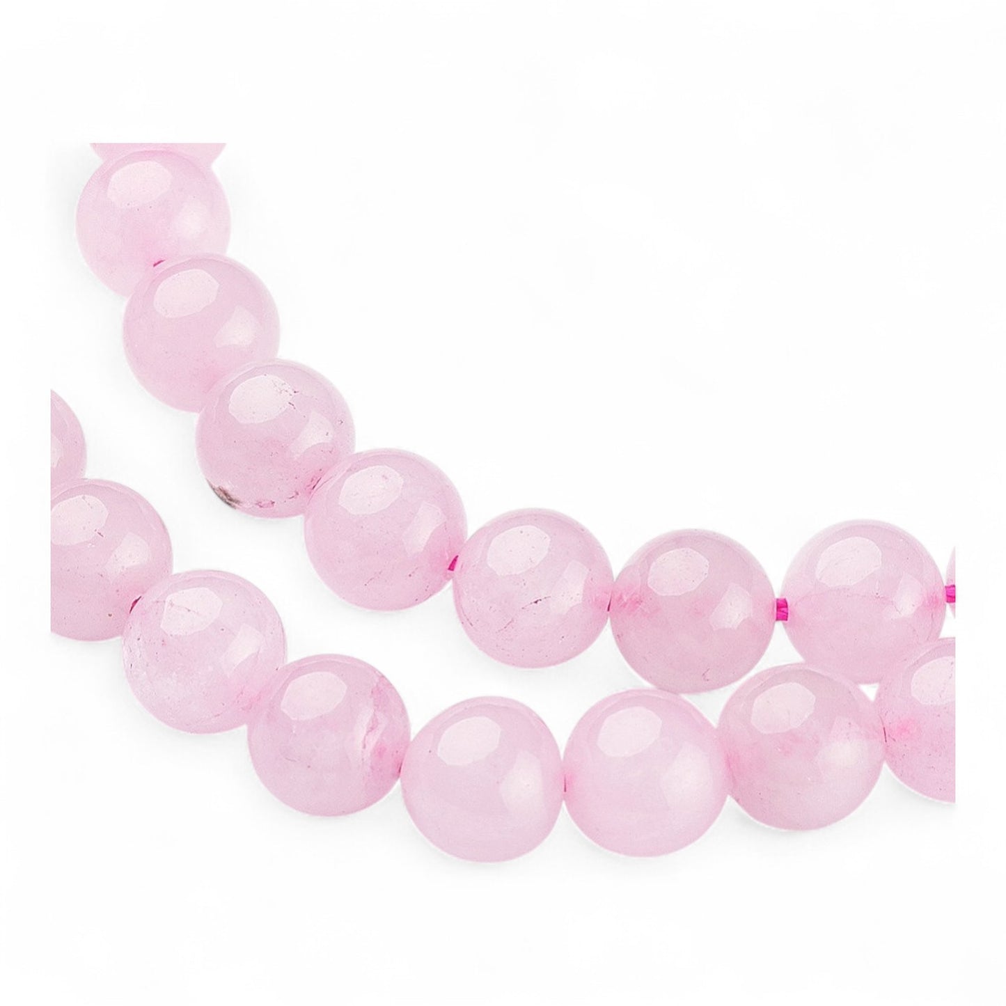 Perles Ronde en Quartz Rose Naturel – 4 mm
