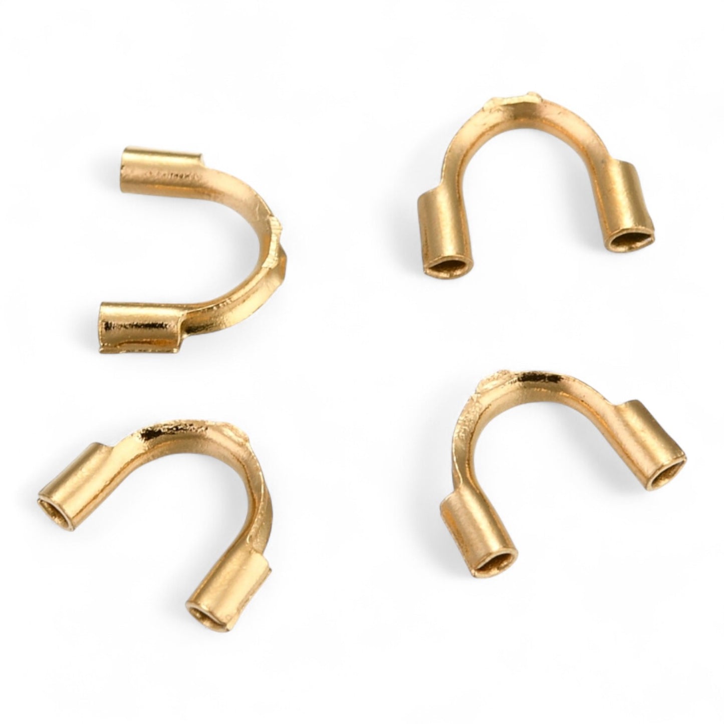 x10 embouts pont de Protection en Acier Inoxydable Chirurgical 316 – Argenté ou Plaqué IP – 6,3 à 7 mm