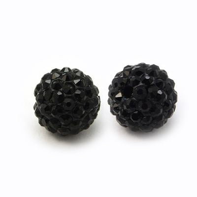 x5 Perles Strass en Argile Polymère – 10 mm