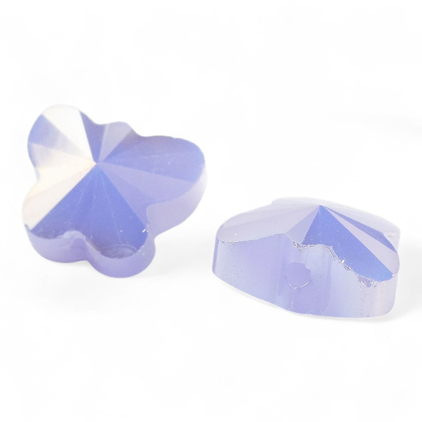 x10 Perles Papillons en Verre Électrolytique – AB