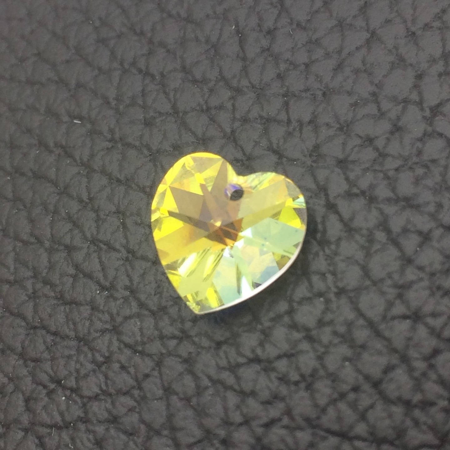 Pendentif Cœur Swarovski Elements – Crystal AB – 18 mm
