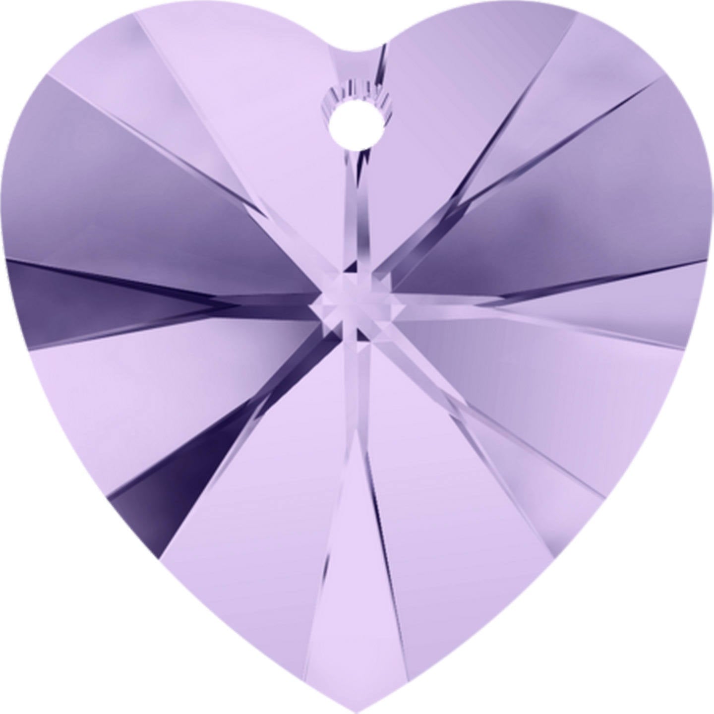 Pendentif Cœur Swarovski Elements – Couleurs au choix – 40 mm