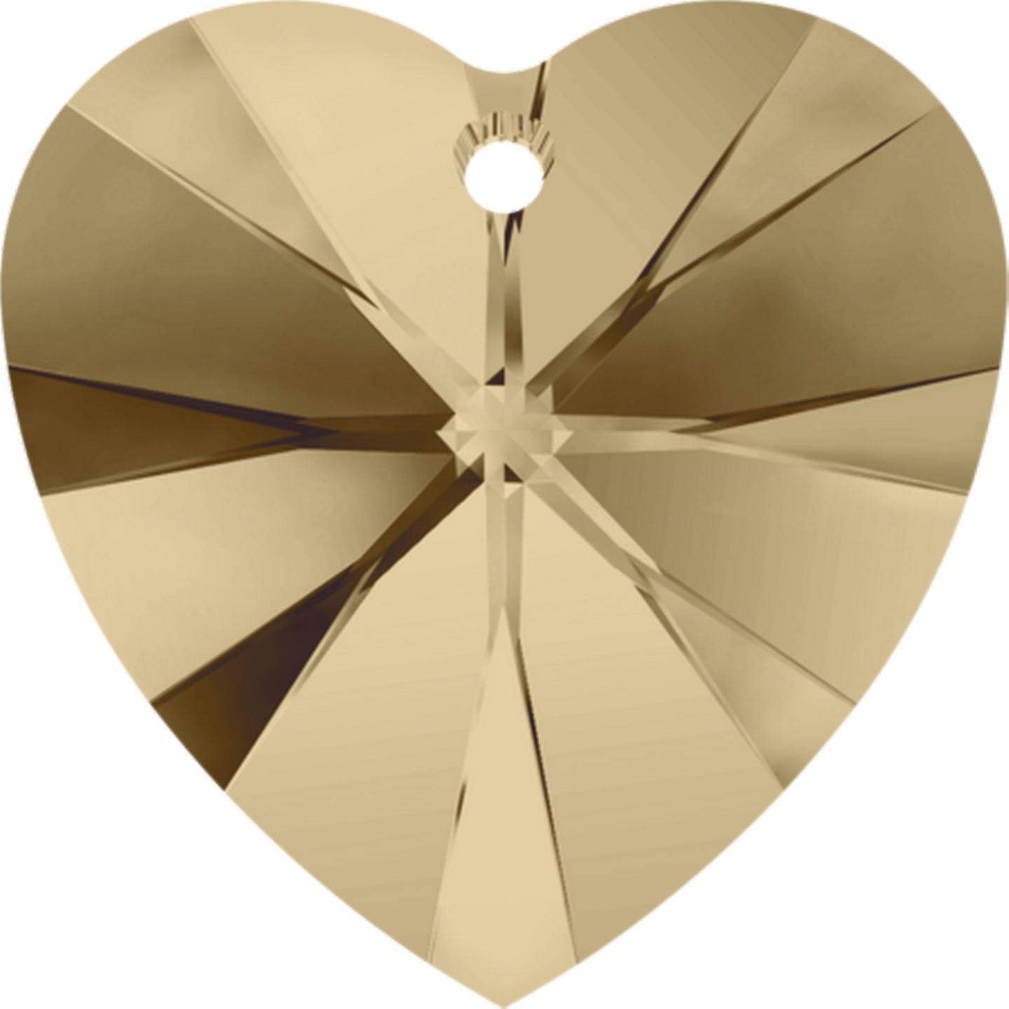 Pendentif Cœur Swarovski Elements – Couleurs au choix – 40 mm