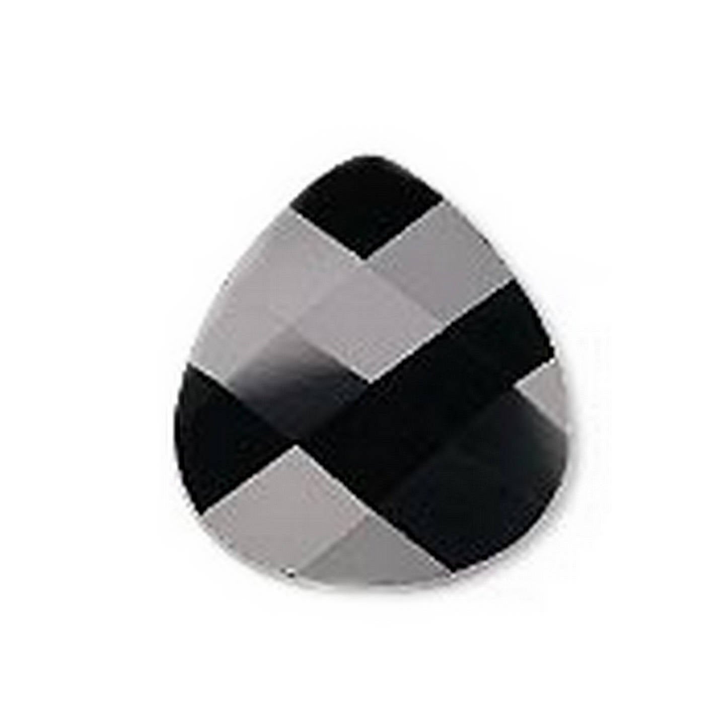 Pendentif Briolette Swarovski Elements – 15,4 mm – Crystal ou Jet